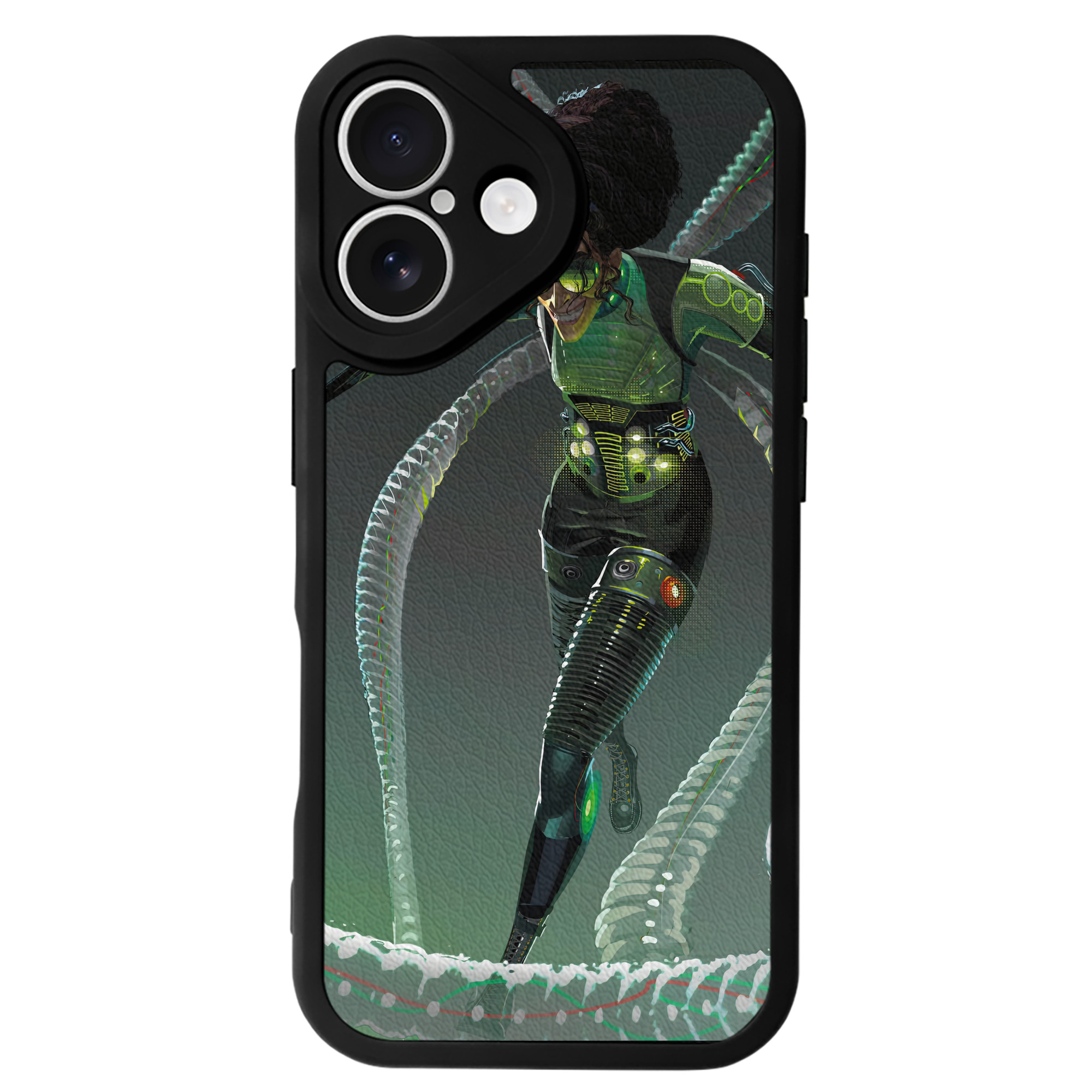 Spider Man スパイダーマン 【iPhone 16シリーズ対応】シリコンスマホケース（レザー調） 材質：シリコン